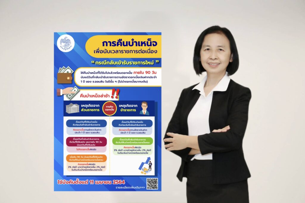 กรมบัญชีกลาง ปรับหลักเกณฑ์ คืนบำเหน็จกรณีกลับเข้ารับราชการใหม่