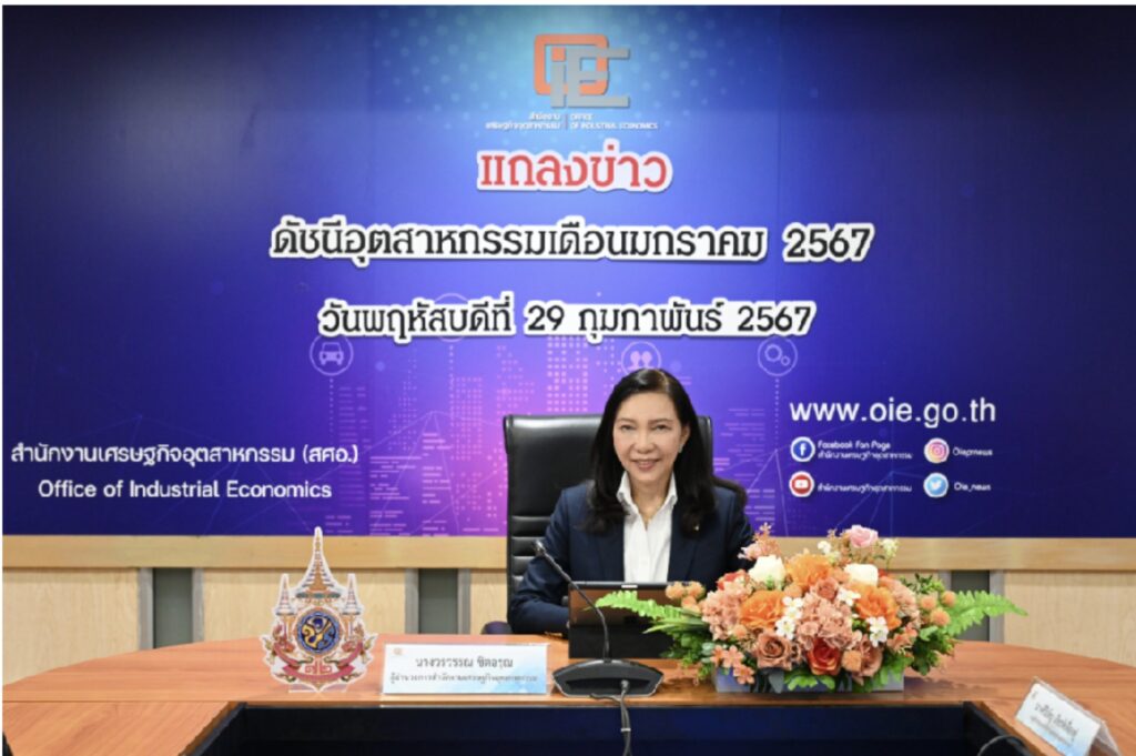 ศก.ฟื้นตัวช้า กดดัน MPI ม.ค. 2567 หดตัวร้อยละ 2.94