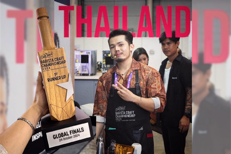 ‘หนุ่มร้านกาแฟ’ ค่ายซีพี ออลล์ คว้ารางวัลรองชนะเลิศ ‘นักสร้างสรรค์กาแฟ’ ระดับโลก