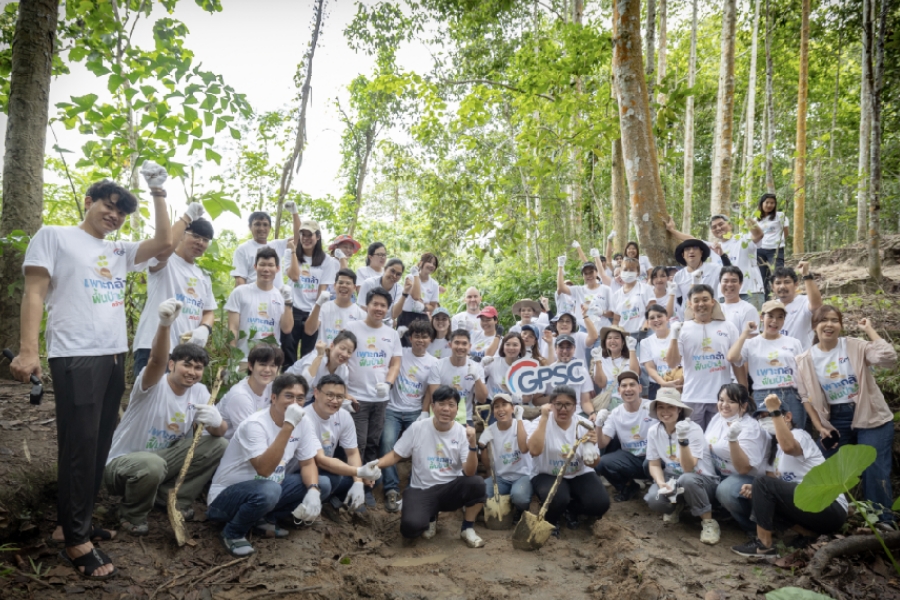GPSC สร้างฝายชะลอน้ำ เสริมระบบนิเวศ บ้านฉาง จังหวัดระยอง หนุนเศรษฐกิจท้องถิ่น